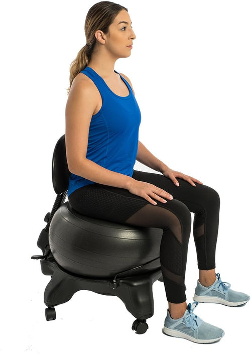 Adjustable Active Yoga Ball Office Chair