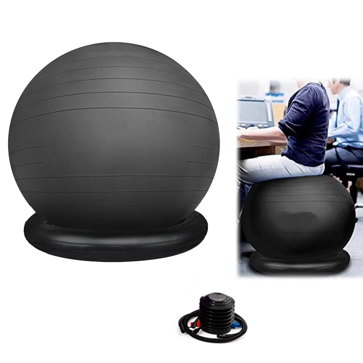Ergonomic Yoga Ball Office Stability Chair