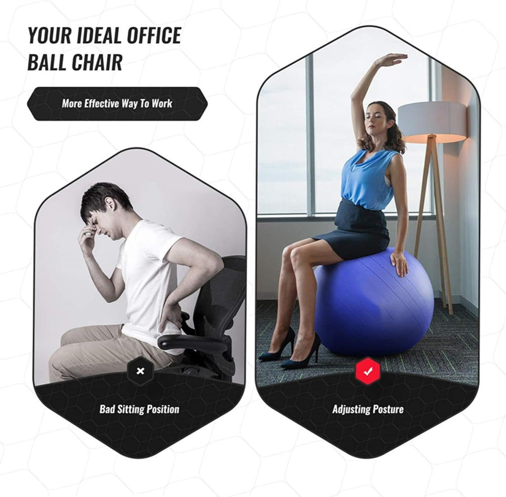 Ergonomic Yoga Ball Office Stability Chair