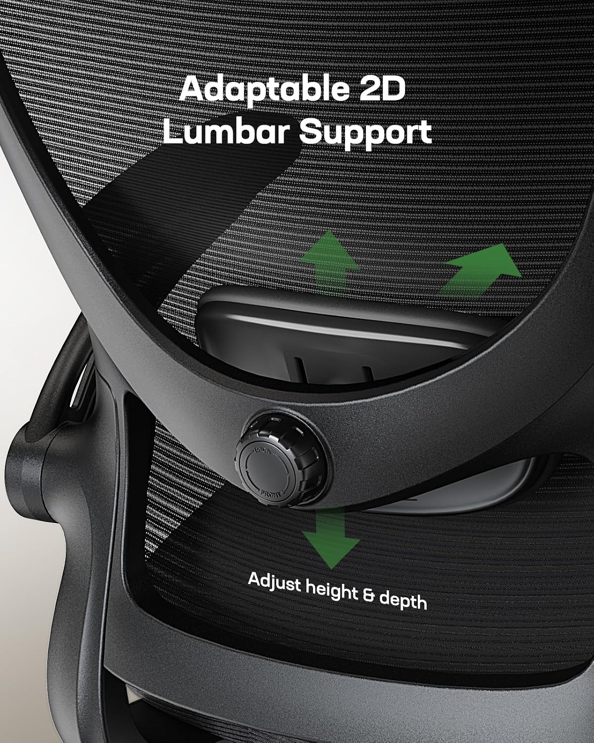 Black Ergonomic Mesh Swivel Office Chair